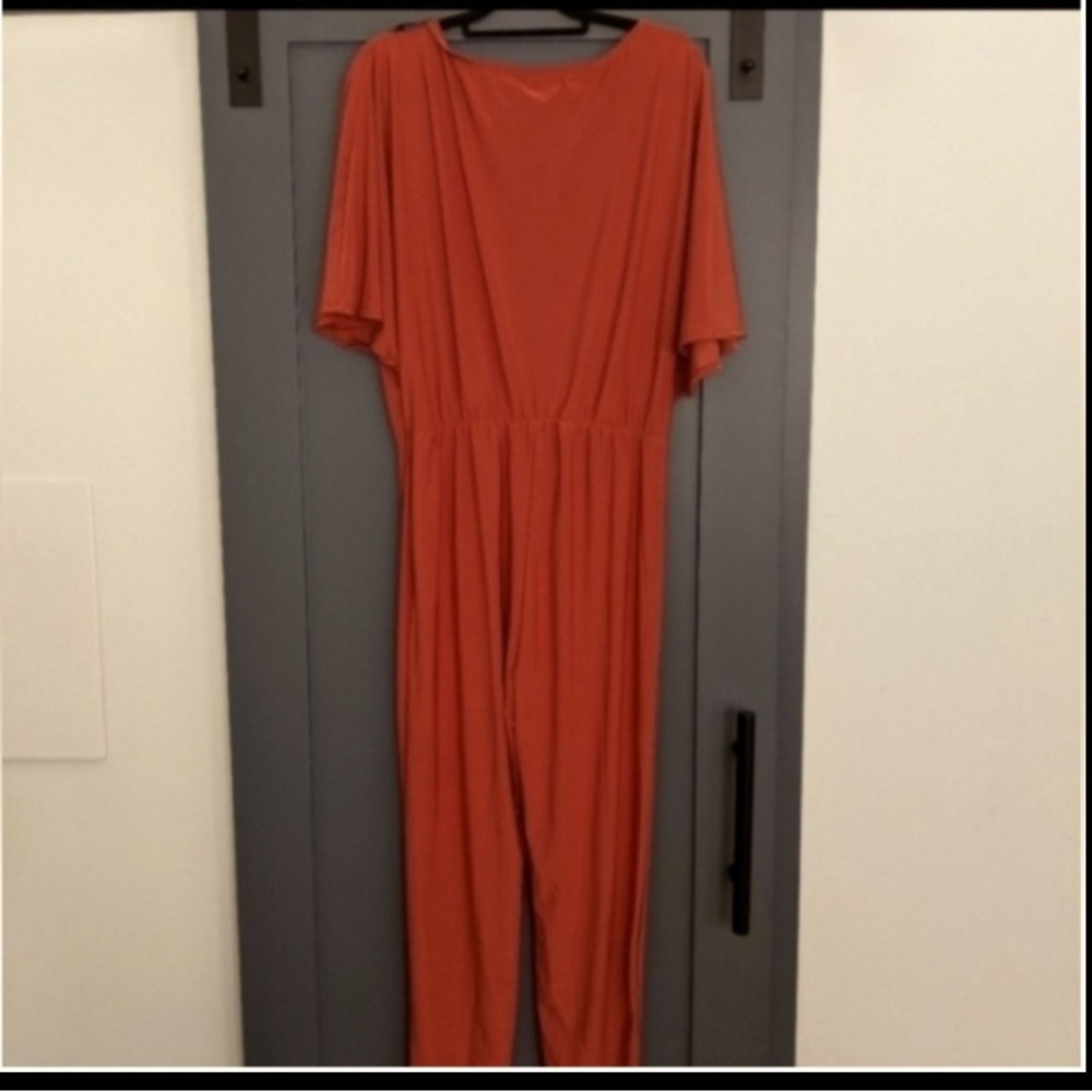 Modern Rust Jumpsuit - Picture 4 of 5
